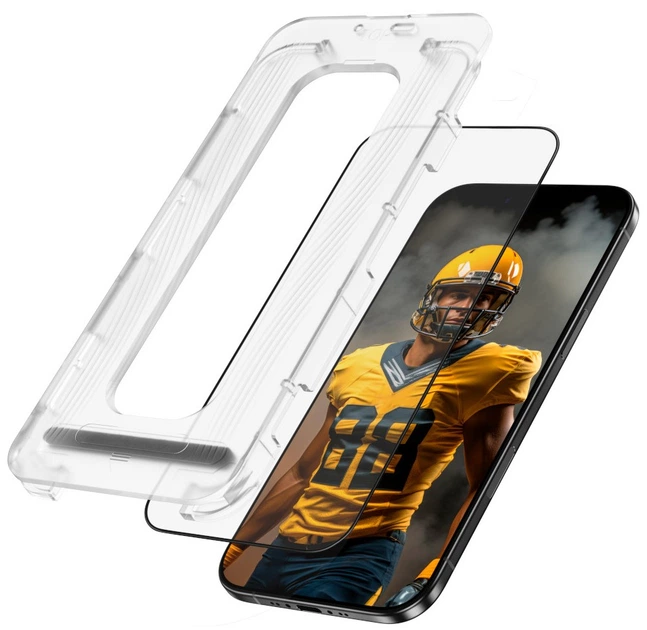Szkło ochronne na ekran YAXO Rock Armor Glass iPhone 17 Air (YMARAGSGI17A01T) - obraz 2
