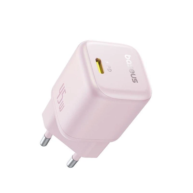 Зарядний пристрій Baseus PicoGo GaN 45 Вт Порт USB-C Швидка зарядка Рожевий (P10176800413-00) - Фото 4 Зарядний пристрій Baseus PicoGo GaN 45 Вт Порт USB-C Швидка зарядка Рожевий (P10176800413-00) - зображення 4