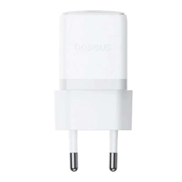 Зарядное устройство Baseus Palm Fast Charger 1C 20 Вт с кабелем USB-C - Lightning 1 м Белый (E0116400) - Фото 2 Зарядное устройство Baseus Palm Fast Charger 1C 20 Вт с кабелем USB-C - Lightning 1 м Белый (E0116400) - изображение 2