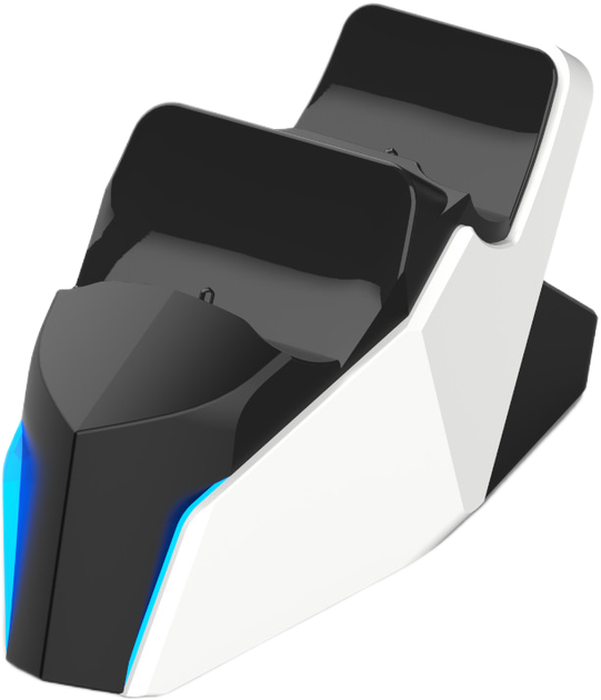 Зарядна станція YAXO RAPID SHOT для контролерів DualSense PS5 Alpine White (YGRSCB01W) - зображення 8