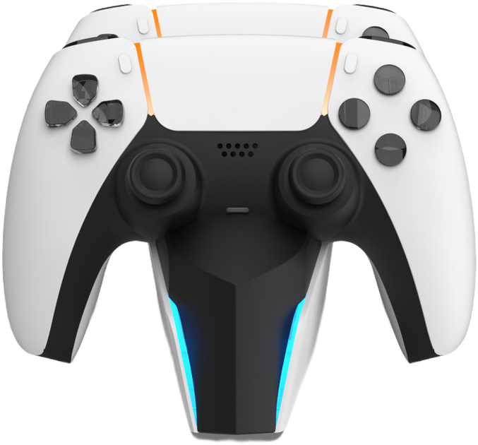 Зарядна станція YAXO RAPID SHOT для контролерів DualSense PS5 Alpine White (YGRSCB01W) - зображення 2