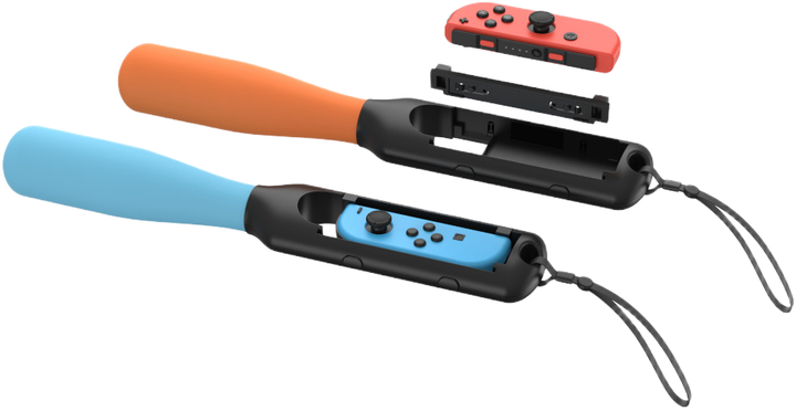 Тримач Yaxo для Joy-Con Baseball Set на NS/NS2 Inferno Orange/Hydro Blue (YGBSJCH01CM) - зображення 4