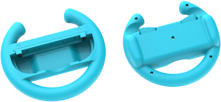 Тримач Кермо Yaxo для Joy-Con Wheels Set на NS/NS2 Inferno Orange/Hydro Blue (YGWSJCH01CM) - зображення 2