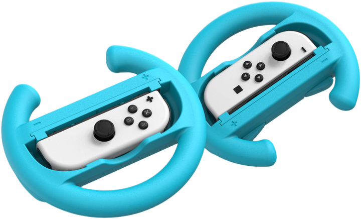 Тримач Кермо Yaxo для Joy-Con Wheels Set на NS/NS2 Inferno Orange/Hydro Blue (YGWSJCH01CM) - зображення 9