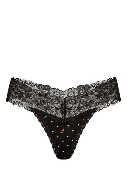 Трусики стринг Victoria's Secret 2(S) Черный (150954) - Фото 3 Трусики стринг Victoria's Secret 2(S) Черный (150954) - изображение 3