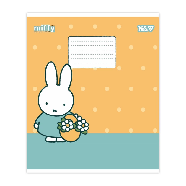 Зошит шкільний Yes My Miffy А5 12 аркушів коса лінія (768653) - Фото 4 Зошит шкільний Yes My Miffy А5 12 аркушів коса лінія (768653) - зображення 4