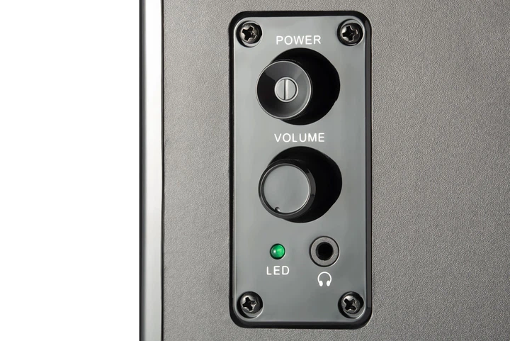 Акустична система 2.0 Defender Aurora S12, 10Вт (RMS) MDF чорна - Фото 6 Акустична система 2.0 Defender Aurora S12, 10Вт (RMS) MDF чорна - зображення 6