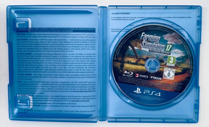 Диск для PlayStation 4 - Farming Simulator 17 Platinum Edition, русские субтитры, Б/У - Фото 3 Диск для PlayStation 4 - Farming Simulator 17 Platinum Edition, русские субтитры, Б/У - изображение 3