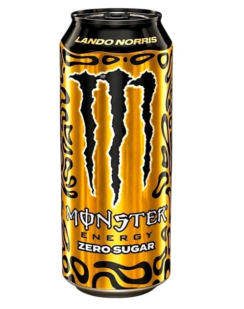 Напій енергетичний Monster Lando Norris Zero Sugar Gold Ландо Норрис 500 мл - Фото 1 Напій енергетичний Monster Lando Norris Zero Sugar Gold Ландо Норрис 500 мл - изображение 1