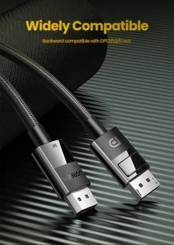 Кабель DisplayPort(M) - DisplayPort(M) 2 м, Black, DP114 Ugreen (2000003495139) - изображение 8
