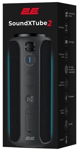 Портативная колонка SoundXTube 2 TWS, Black, 2x15 Вт, Bluetooth 5.0 2E (2000003500260) - Фото 7 Портативная колонка SoundXTube 2 TWS, Black, 2x15 Вт, Bluetooth 5.0 2E (2000003500260) - изображение 7