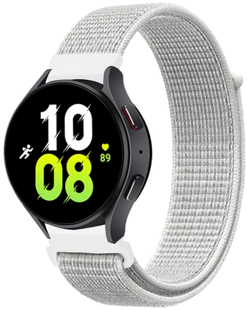 Ремешок тканевый Nylon MRK для смарт-часов Redmi Watch 5 Active / Redmi Watch 5 Lite 22 мм с застежкой на липучке White (mrk5862) - Фото 1 Ремешок тканевый Nylon MRK для смарт-часов Redmi Watch 5 Active / Redmi Watch 5 Lite 22 мм с застежкой на липучке White (mrk5862) - изображение 1
