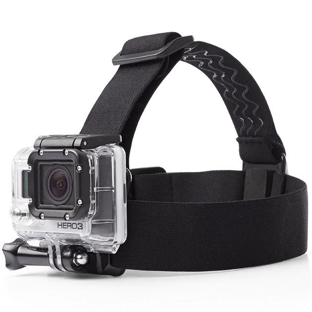 Регулируемое крепление-держатель на голову для экшн-камер GoPro, SJCAM, Xiaomi, DJI, Insta360, налобный ремень - Фото 1 Регулируемое крепление-держатель на голову для экшн-камер GoPro, SJCAM, Xiaomi, DJI, Insta360, налобный ремень - изображение 1