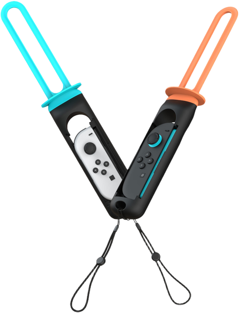 Тримач Yaxo для Joy-Con Sword Set на NS/NS2 Orange/Hydro Blue (YGSSJCH01CM) - зображення 8