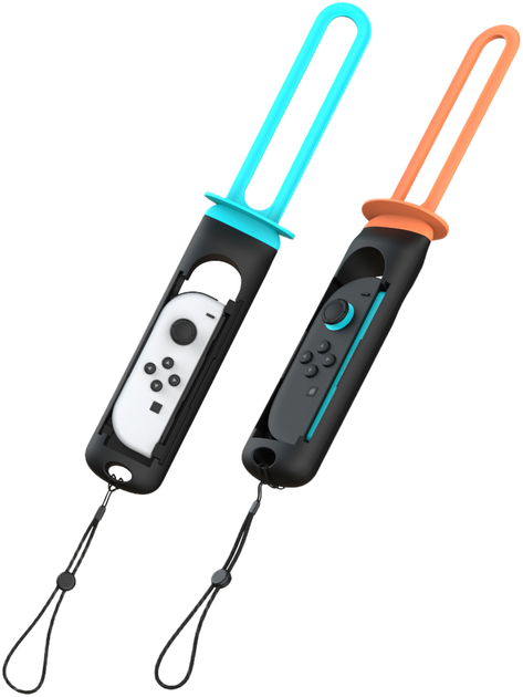 Тримач Yaxo для Joy-Con Sword Set на NS/NS2 Orange/Hydro Blue (YGSSJCH01CM) - зображення 9