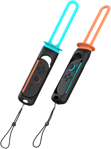 Тримач Yaxo для Joy-Con Sword Set на NS/NS2 Orange/Hydro Blue (YGSSJCH01CM) - зображення 11