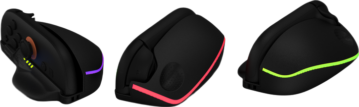 Тримач Yaxo для Joy-Con Mouse Pro Set на NS/NS2 Techno Black (YGMPSJCH01B) - зображення 3