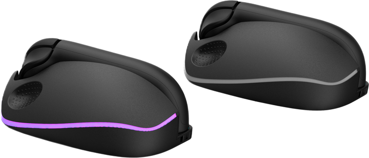 Тримач Yaxo для Joy-Con Mouse Pro Set на NS/NS2 Techno Black (YGMPSJCH01B) - зображення 5