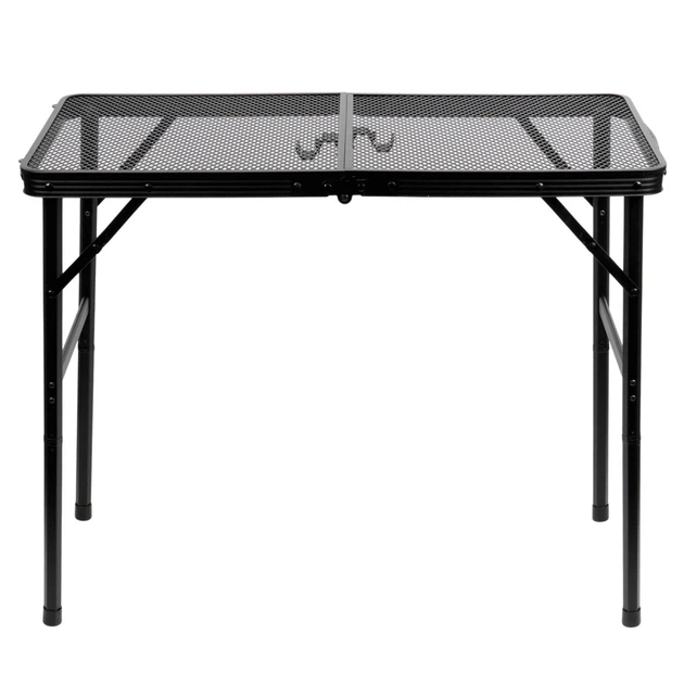 Стіл туристичний Vilde 489391 розкладний 2в1 80 x 40 x 37/66 см Чорний (5900670121553) - Фото 3 Стіл туристичний Vilde 489391 розкладний 2в1 80 x 40 x 37/66 см Чорний (5900670121553) - зображення 3