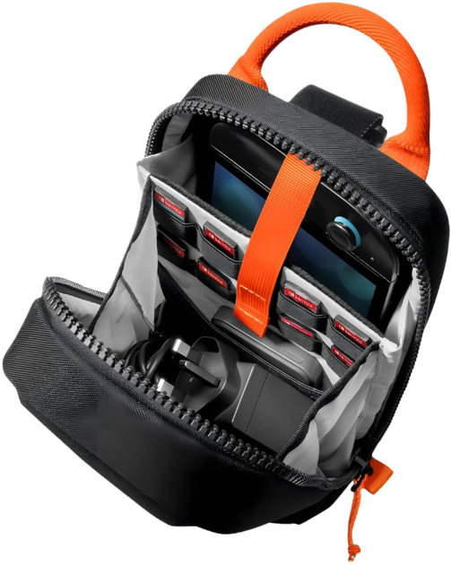 Torba Yaxo Huron do Nintendo Switch/Nintendo Switch 2 Techno Black (YGHBCC01B) - obraz 4