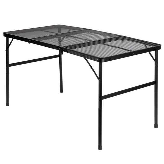 Стіл туристичний Vilde 489395 розкладний 2в1 120 x 60 x 37/66 см Чорний (5900670121591) - Фото 5 Стіл туристичний Vilde 489395 розкладний 2в1 120 x 60 x 37/66 см Чорний (5900670121591) - зображення 5