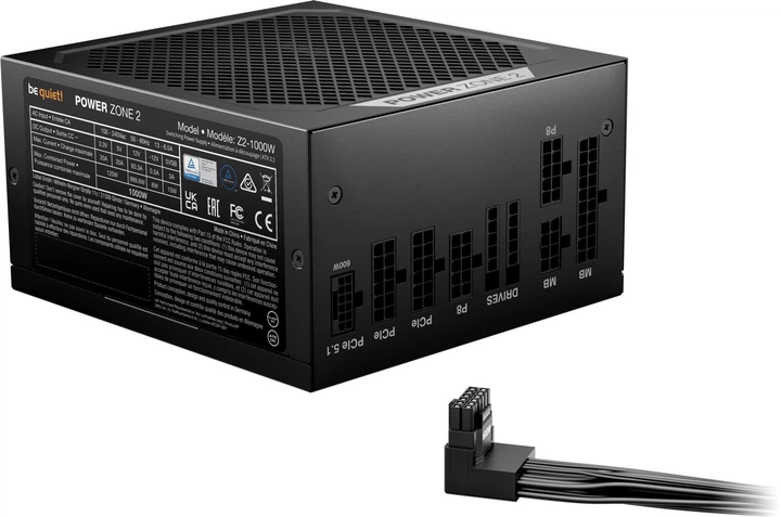 Блок живлення be quiet! POWER ZONE 2 1000W ATX 3.1 80+ Platinum (BP008EU) - зображення 4