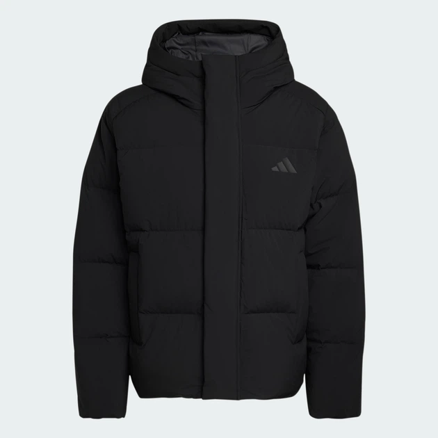 Мужской пуховик HELIONIC DOWN PUFFER HOODED adidas KG1515 (M) черный (4068804782634) - изображение 6