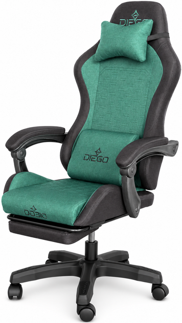 Кресло геймерское DIEGO Fabric X Green - изображение 4