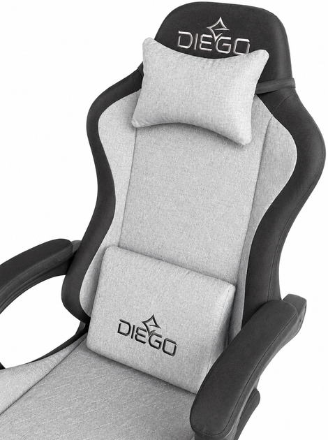 Кресло геймерское DIEGO Fabric X Gray - изображение 6