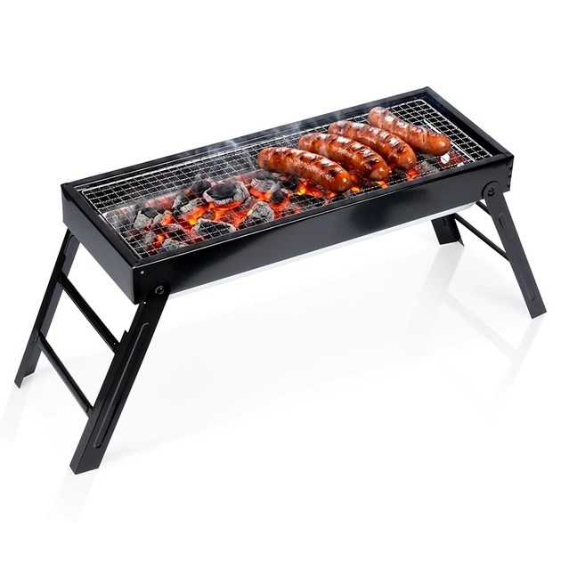 Grill węglowy Vilde 489374 składany przenośny 77 x 23 x 31 cm (5900670121256) - obraz 4