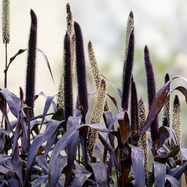 Семена Пеннисетум сизый 'Purple Majesty', Pennisetum glaucum 10 шт/уп - изображение 6