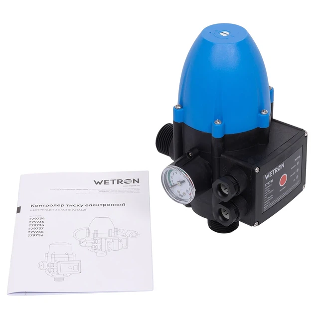 Контроллер давления электронный WETRON DSK-2.1 1.1 кВт 1" 1.5-3.0 бар - Фото 7 Контроллер давления электронный WETRON DSK-2.1 1.1 кВт 1" 1.5-3.0 бар - изображение 7