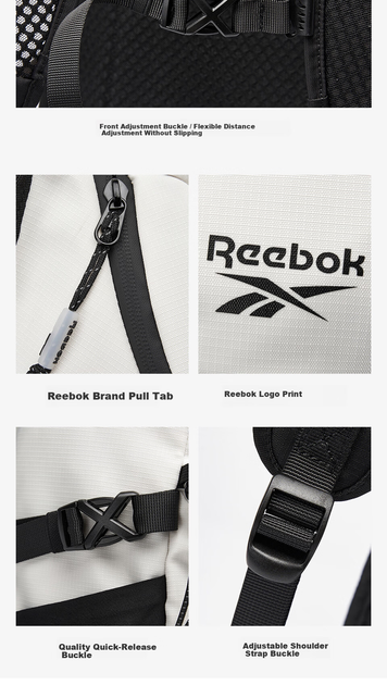 Рюкзак Reebok легкий туристичний, спортивний, для гір, льодовиково-білий - зображення 16