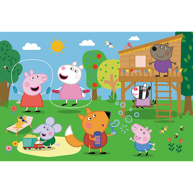Пазли Trefl Peppa Pig Забави на галявині Maxi 24 елементи (5900511143423) - зображення 2