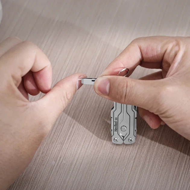 Мультитул NexTool Micro Sailor Scissors S0 93,6 мм нержавіюча сталь сріблястий - Фото 3 Мультитул NexTool Micro Sailor Scissors S0 93,6 мм нержавіюча сталь сріблястий - зображення 3
