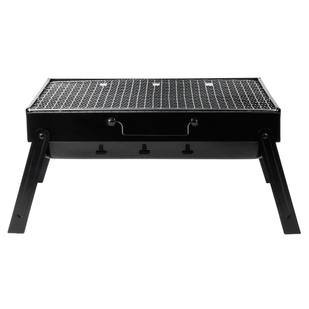 Grill węglowy Vilde 489379 składany przenośny w walizce 51 x 30 x 23 cm (5900670121300) - obraz 2