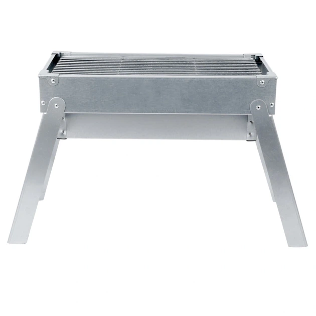 Grill węglowy Vilde 489385 składany przenośny stalowy 46 x 21 x 27 cm (5900670121362) - obraz 3