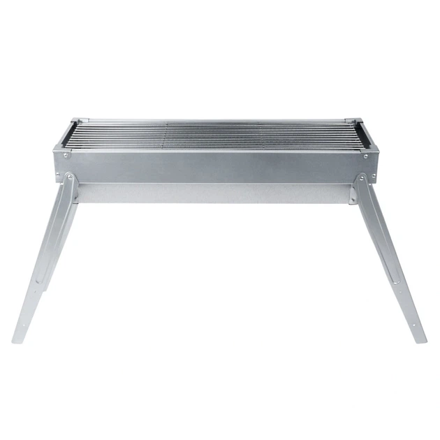 Grill węglowy Vilde 489386 składany przenośny stalowy 73 x 21 x 37 cm (5900670121379) - obraz 2