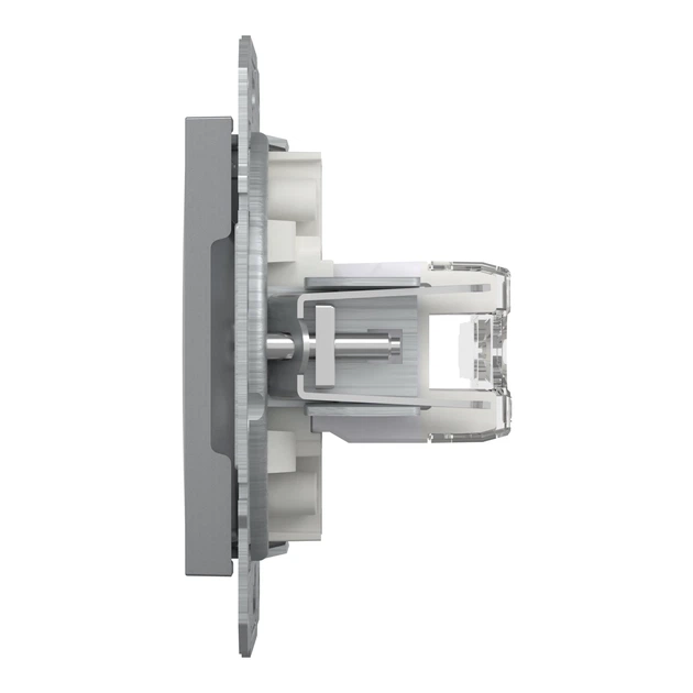 Компьютерная розетка Schneider Electric Asfora RJ45 кат. 6 UTP двойная сталь EPH4800162 - изображение 4