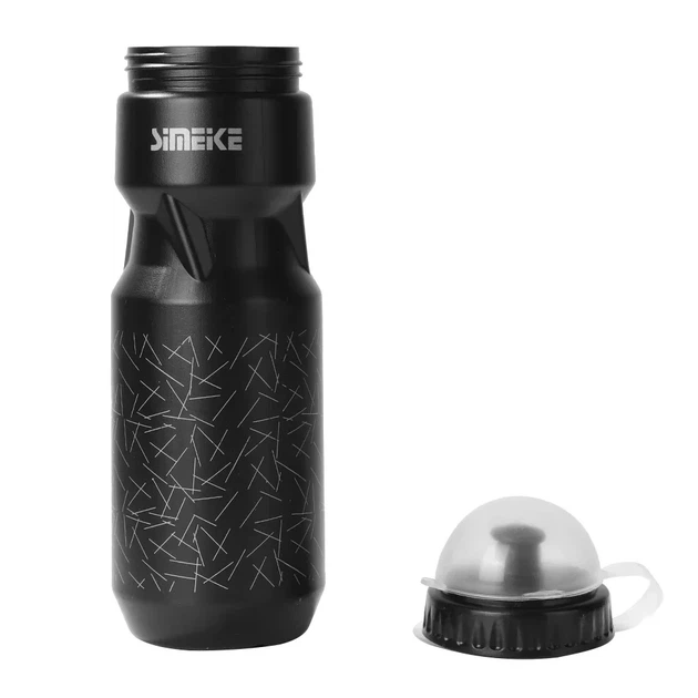 Велосипедная бутылка для воды Simeke 750 мл с держателем Black - Фото 3 Велосипедная бутылка для воды Simeke 750 мл с держателем Black - изображение 3