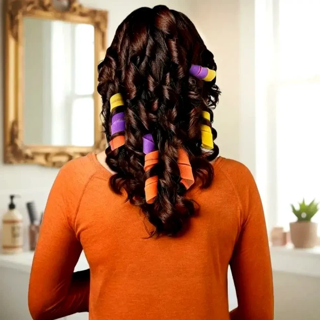 Спиральные бигуди Hair Wavz 16 шт. длина 35-50 см диаметр 2,5 см для завивки волос - Фото 6 Спиральные бигуди Hair Wavz 16 шт. длина 35-50 см диаметр 2,5 см для завивки волос - изображение 6