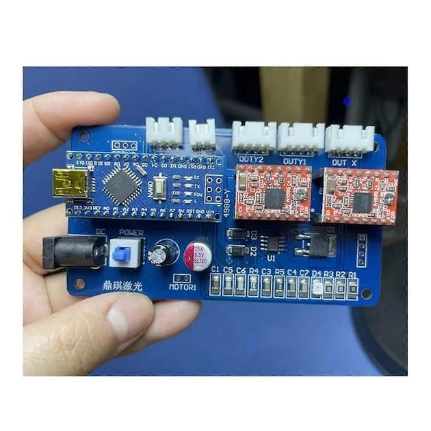 Плата управления GRBL Benbox 2 оси USB CNC контроллер 12 В для лазерного гравера, мини CNC, DIY, двойной выход Y - изображение 3