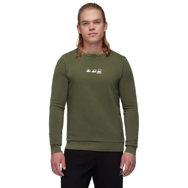 Кофта Mammut Core ML Crew Neck Men Playground XXL Dark Marsh - Фото 2 Кофта Mammut Core ML Crew Neck Men Playground XXL Dark Marsh - зображення 2