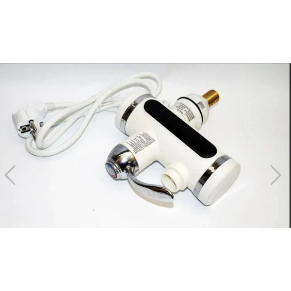 Проточный мгновенный кран водонагреватель с LCD экраном Instant Electric Heating Water (нижнее подключение) - изображение 2