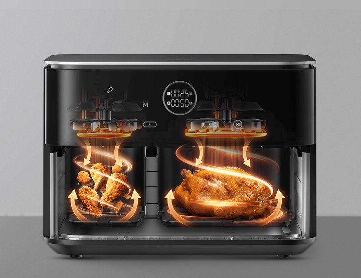 Мультипечь Xiaomi Dual Zone Air Fryer 10L EU (BHRO7SGEU) - изображение 4