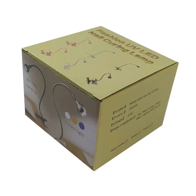 Лампа для манікюру на прищіпці Clip-on UV/LED Lamp 5W USB - зображення 2