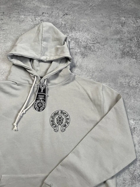 Худі Chrome Hearts 88909 сірого кольору, розмір M - Фото 3 Худі Chrome Hearts 88909 сірого кольору, розмір M - зображення 3