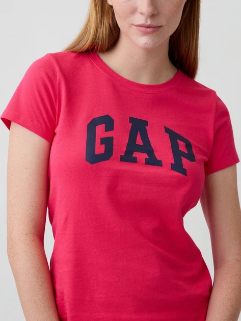 Футболка бавовняна жіноча GAP 801403688 S Рожева (1160394160) - зображення 4