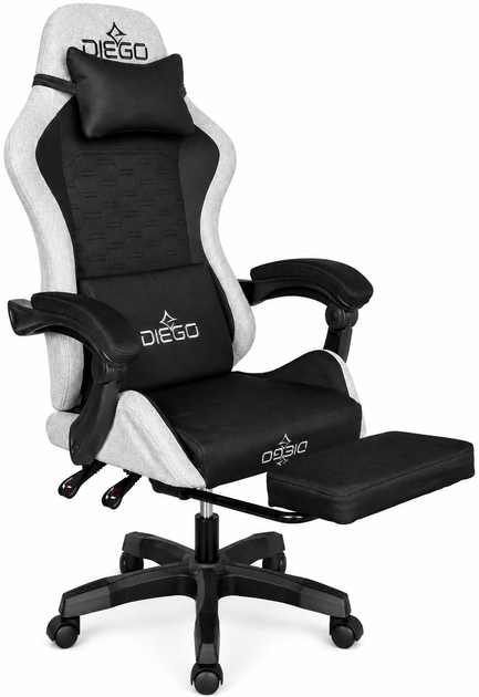 Кресло геймерское DIEGO Fabric X Black - Фото 1 Кресло геймерское DIEGO Fabric X Black - изображение 1