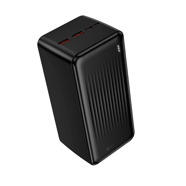 Павербанк BOROFONE BJ80C 50000mAh 22.5W PD QC з USB Type C LED індикатором чорний - зображення 5